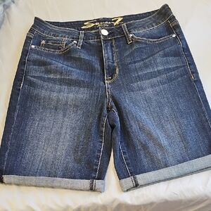 Seven7 Blue Denim Jeans‎